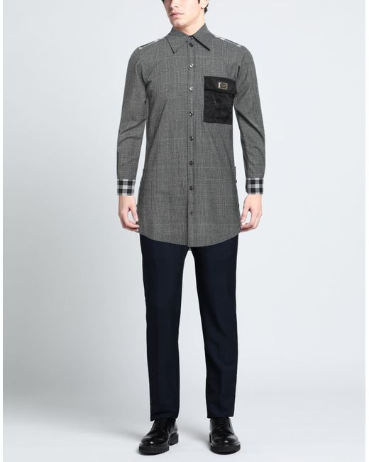 Dolce & Gabbana Gray Shirt for men