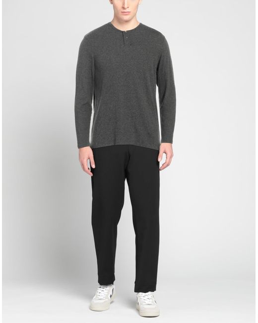 Majestic Filatures Gray Sweater for men