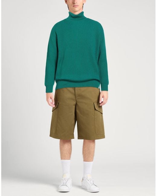 Liu Jo Green Turtleneck Acrylic, Virgin Wool for men