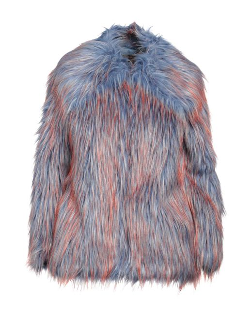 Pinko Blue Shearling & Teddy
