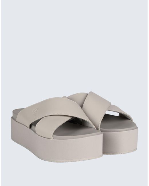 Calvin Klein Gray Sandals