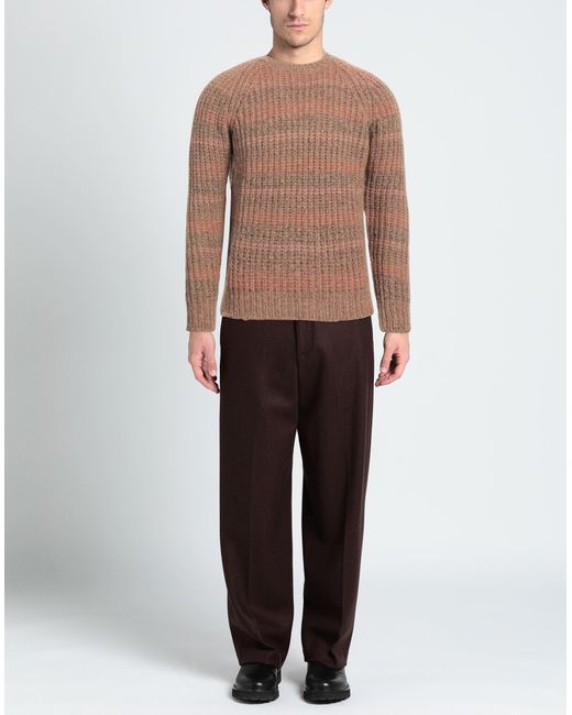 Roberto Collina Brown Sweater for men