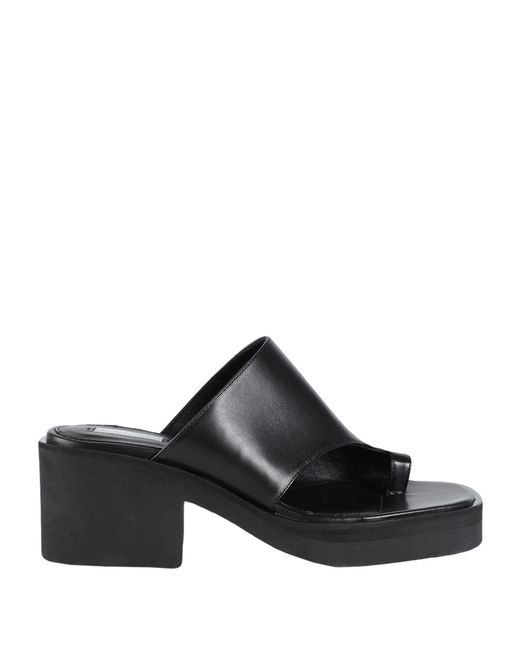 ARKET Black Thong Sandal