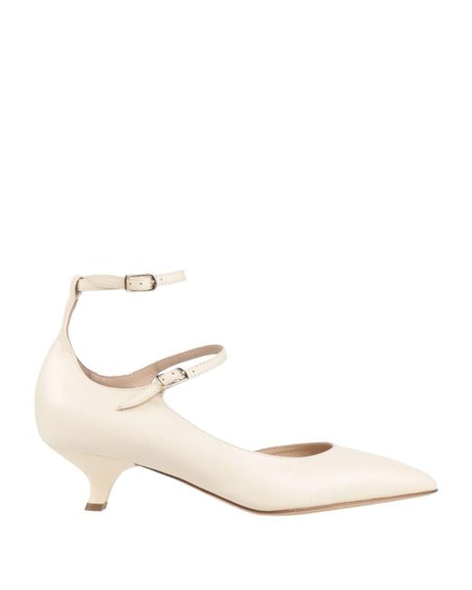 Walter Violet Natural Pumps Leather