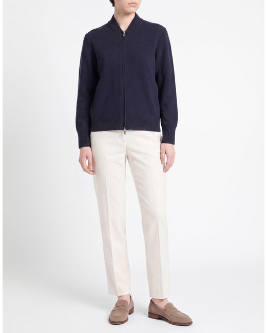 Gran Sasso Blue Cardigan Virgin Wool, Viscose, Cashmere