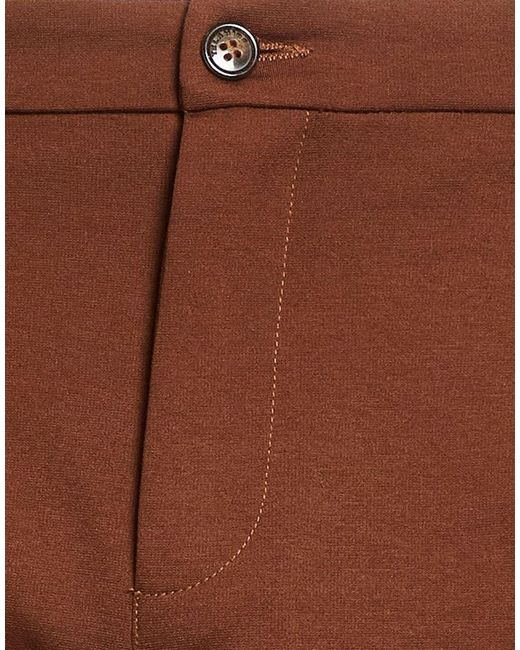 TELAMIRA Brown Pants Viscose, Polyamide, Elastane for men