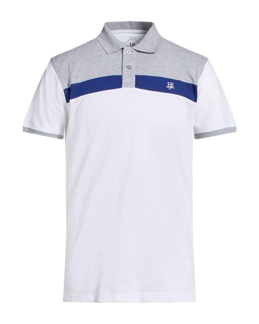 Polo Harmont & Blaine de hombre de color White