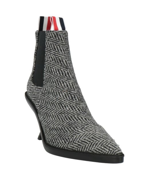 Thom Browne Black Ankle Boots