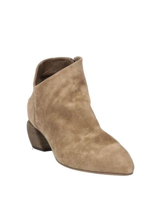 Officine Creative Brown Ankle Boots Leather
