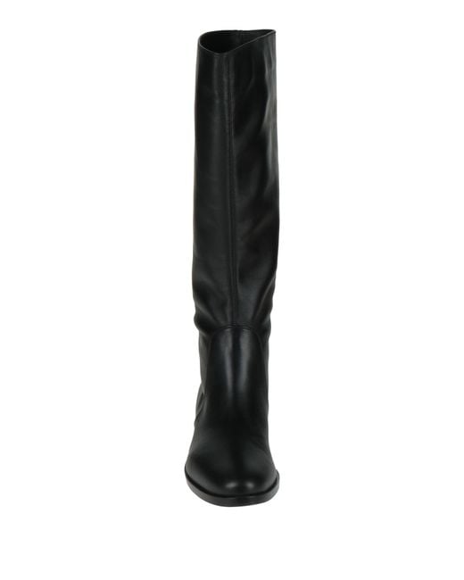 Sergio Rossi Black Boot Leather