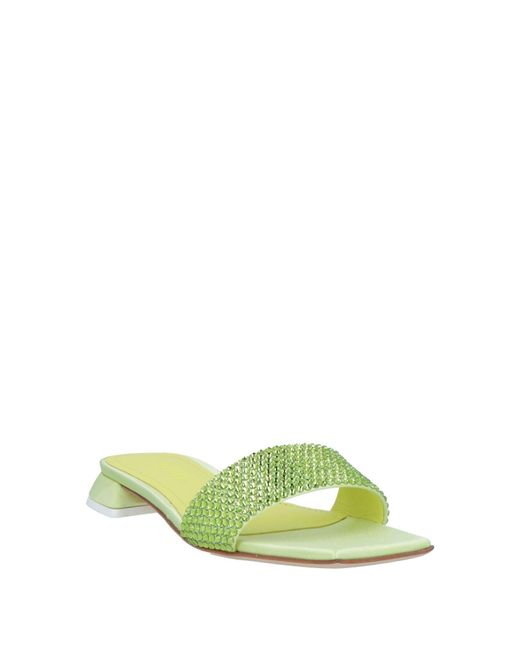 3Juin Green Sandals