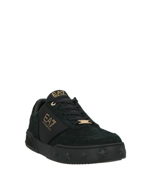 EA7 Black Sneakers for men
