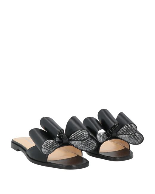 Mach & Mach Black Sandals Leather