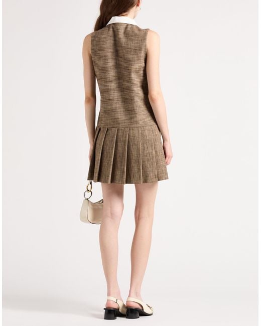 Sandro Brown Mini Dress