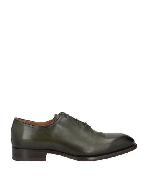 PRINCE JORGE Green Lace-up Shoes for men