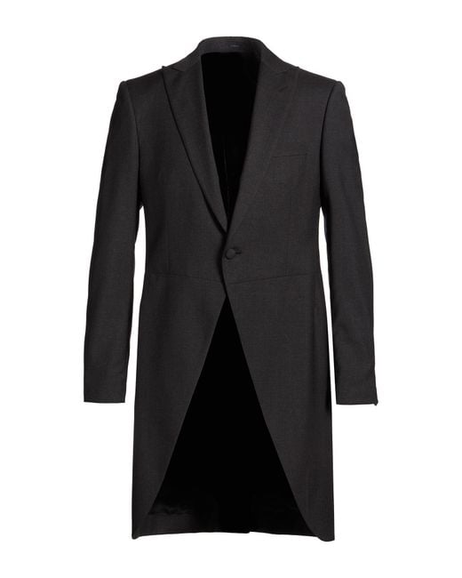 Lardini Black Charcoal Blazer Wool for men