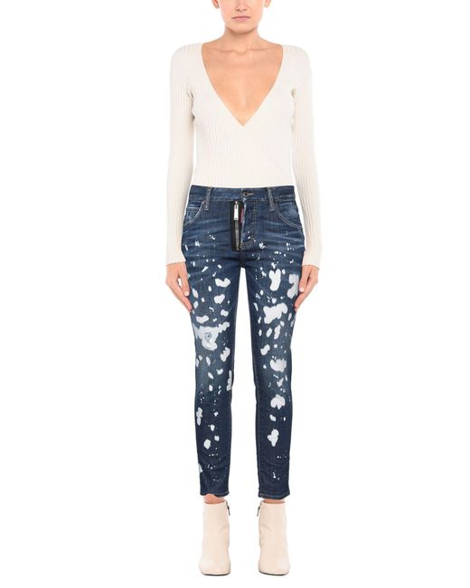 Pantalon en jean DSquared² en coloris Blue