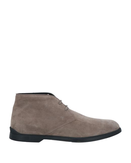 Tod's Gray Ankle Boots for men