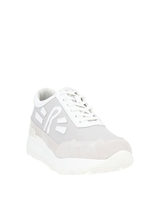 Rucoline White Light Sneakers Leather, Textile Fibers for men