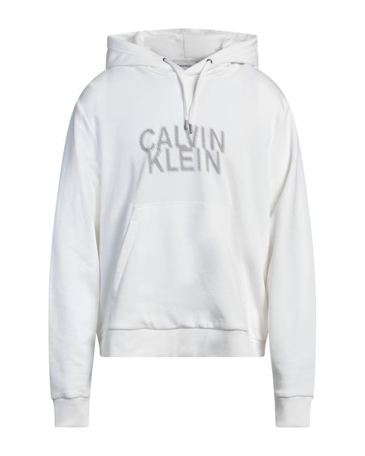Calvin Klein Gray Sweatshirt Cotton for men