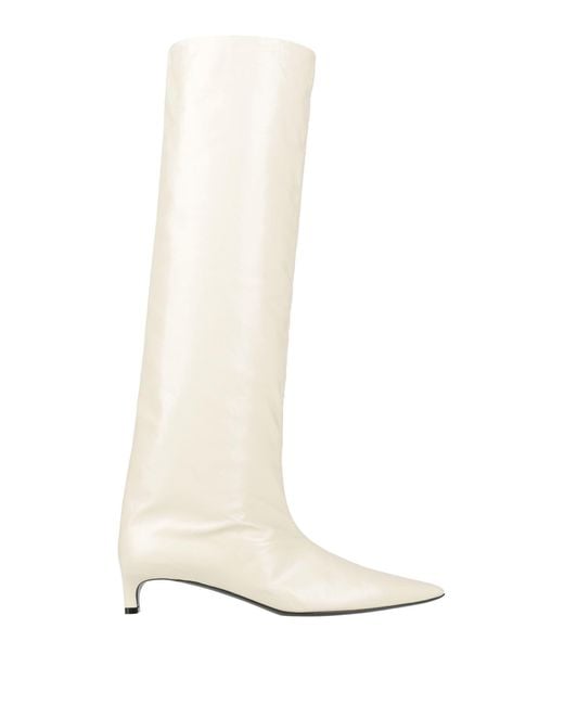 Jil Sander White Stiefel