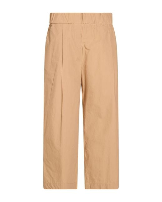 ALESSIA SANTI Natural Pants Cotton
