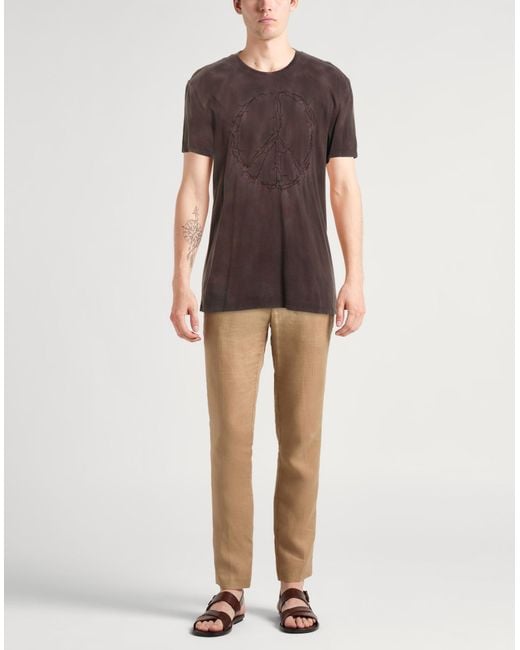 John Varvatos Brown T-shirt for men