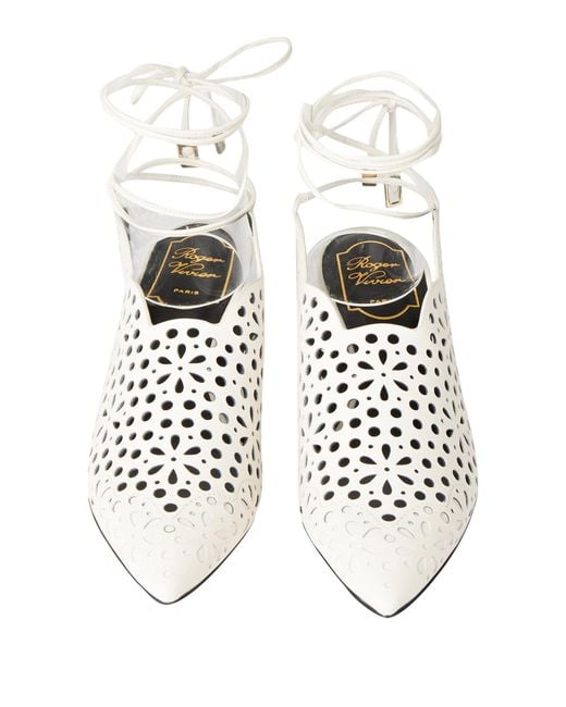 Roger Vivier White Pumps