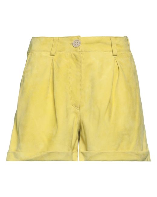 Salvatore Santoro Yellow Shorts & Bermuda Shorts