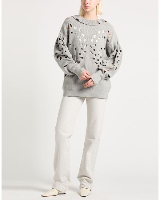 Ulla Johnson Gray Rollkragenpullover