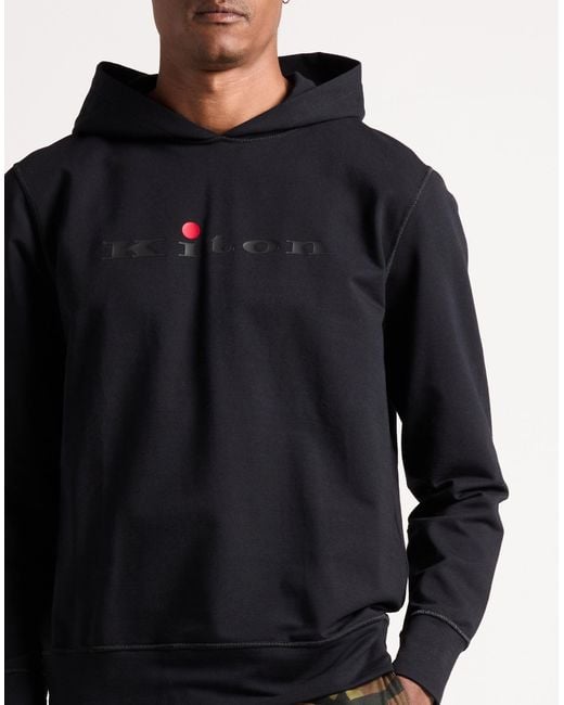 Kiton Black Sweatshirt for men
