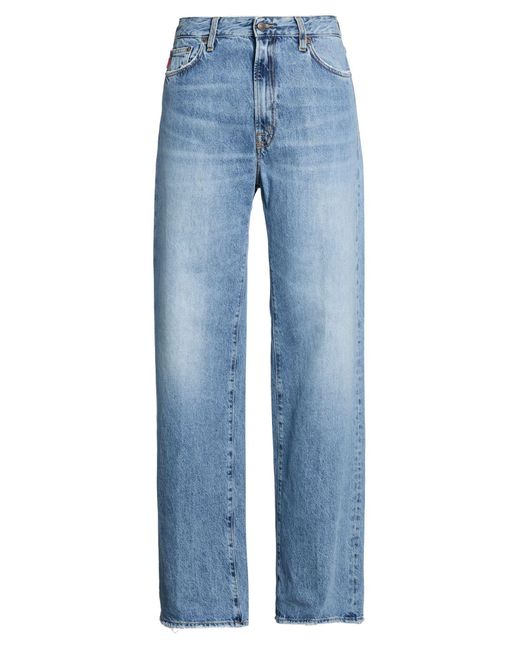 People Blue Jeans Cotton