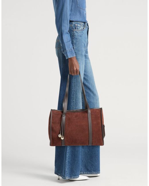 Sandro Brown Shoulder Bag