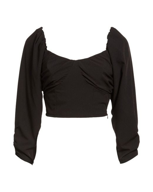 Rebel Queen Black Top Polyester, Elastane