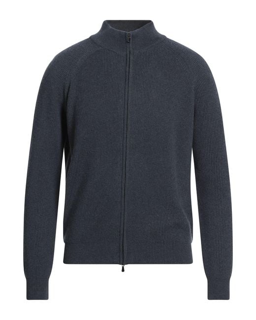 FILIPPO DE LAURENTIIS Blue Cardigan Cashmere for men