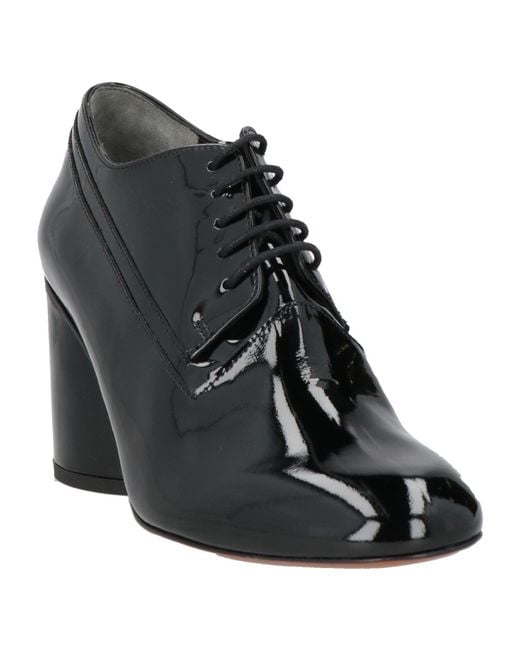Robert Clergerie Black Lace-Up Shoes