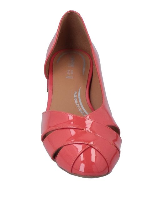 Geox Red Ballet Flats