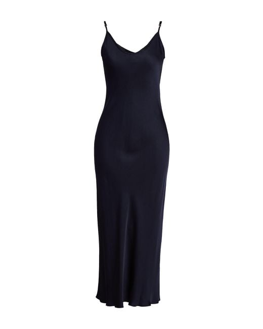 Daniele Fiesoli Blue Maxi Dress Viscose