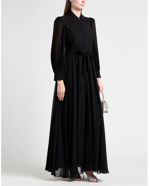 Pinko Black Maxi Dresses