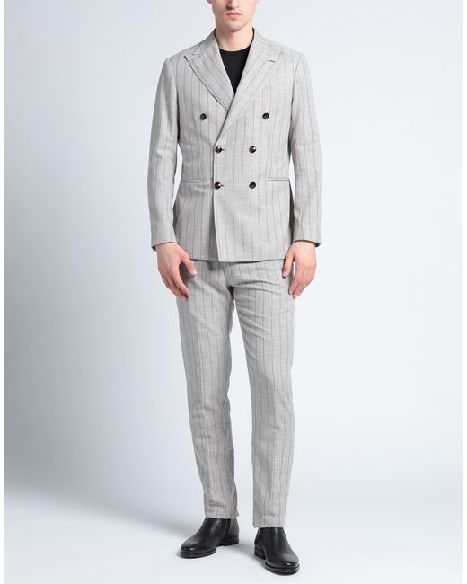 Barba Napoli Anzug in Gray für Herren