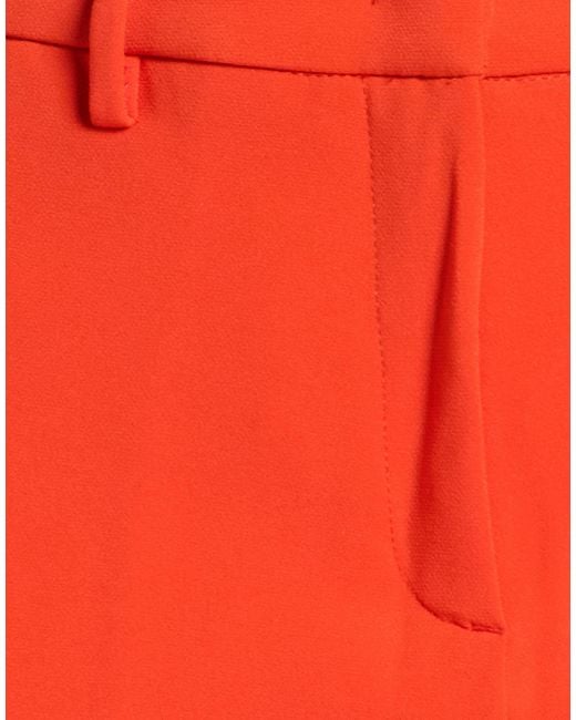 Department 5 Red Pants Polyester, Elastane