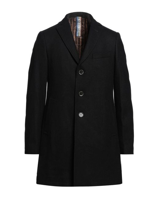 Sseinse Black Coat for men