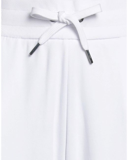 ARMANI EXCHANGE White Pants Cotton, Polyester, Elastomultiester, Elastane