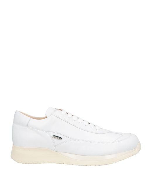 Cesare Paciotti White Story Sneakers Leather for men