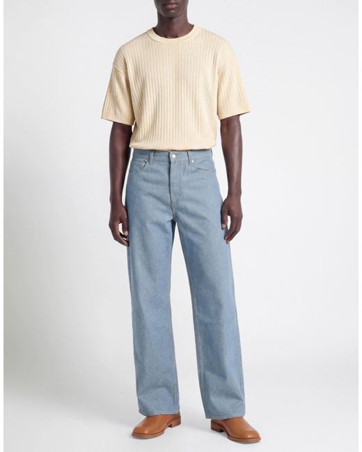 Jacquemus Blue Le Paysan Jeans Cotton for men