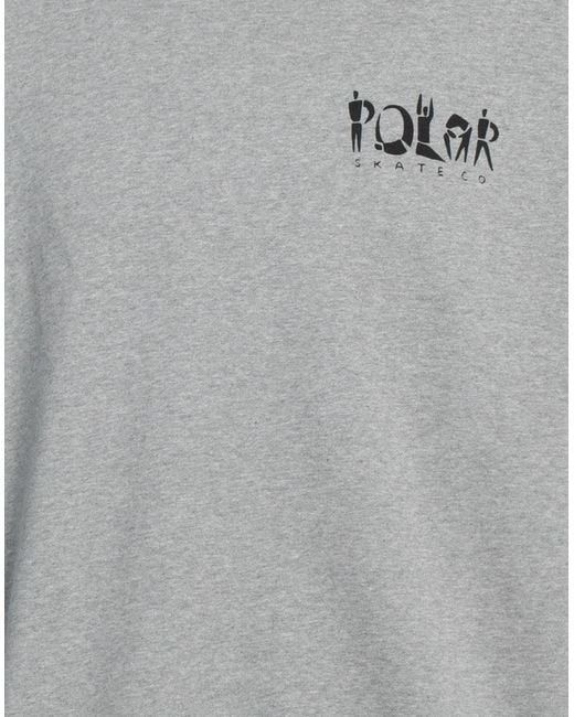 POLAR SKATE Gray Sweatshirt for men