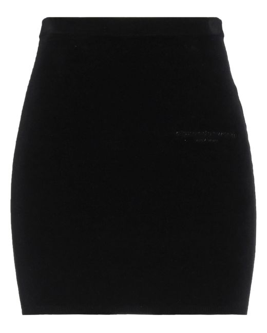 Alexander Wang Black Minirock
