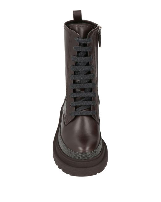 Brunello Cucinelli Brown Ankle Boots
