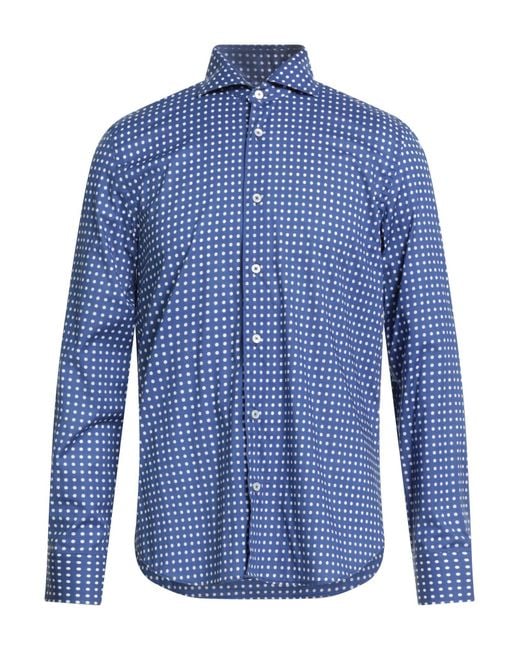 Fedeli Blue Shirt for men
