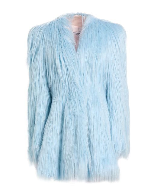 Philosophy Di Lorenzo Serafini Blue Shearling & Teddy